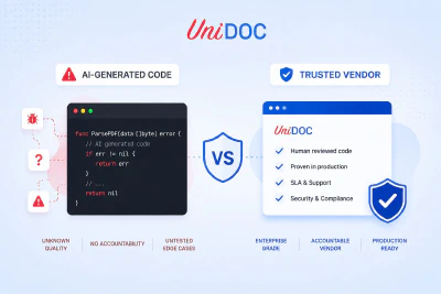 Why AI-Generated Code Cannot Replace a Trusted Go Vendor