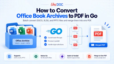 How to Convert Office Book Archives to PDF in Go