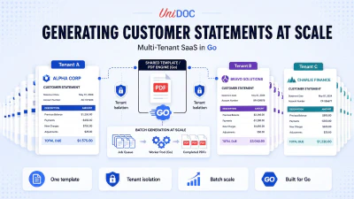 Generating Customer Statements at Scale in Multi-Tenant SaaS