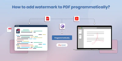 How to add watermark to PDF programmatically?