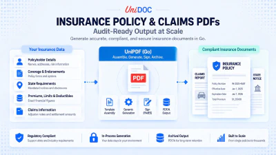 Insurance Policy & Claims PDFs: Audit-Ready Output at Scale