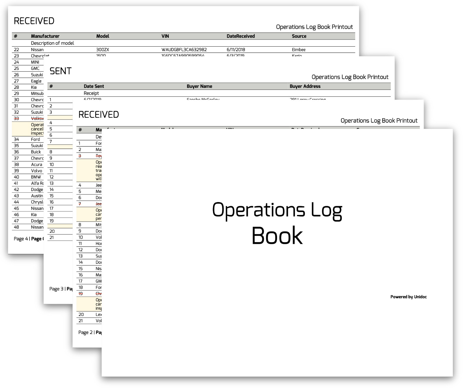 Log Book Report
