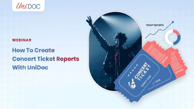 How to Create Concert Ticket Reports in Golang using UniDoc